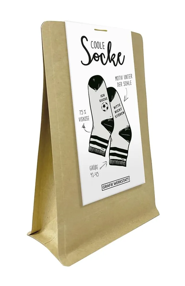 grafik-werkstatt-gute-laune-socke-fu-ball-herren-gr-41-45 image 1
