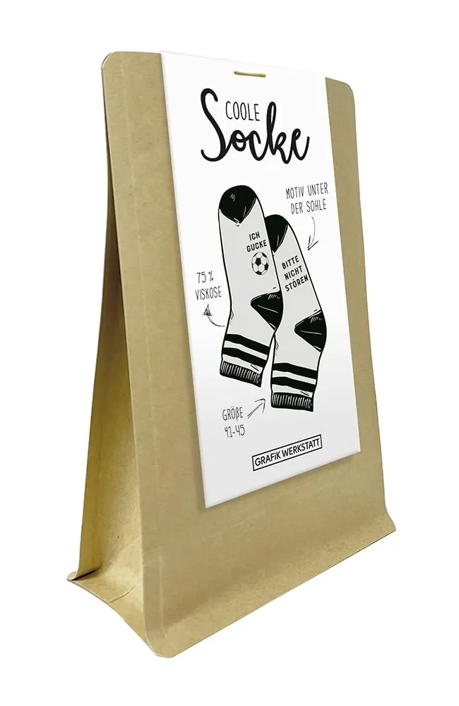 grafik-werkstatt-gute-laune-socke-fu-ball-herren-gr-41-45 image 1