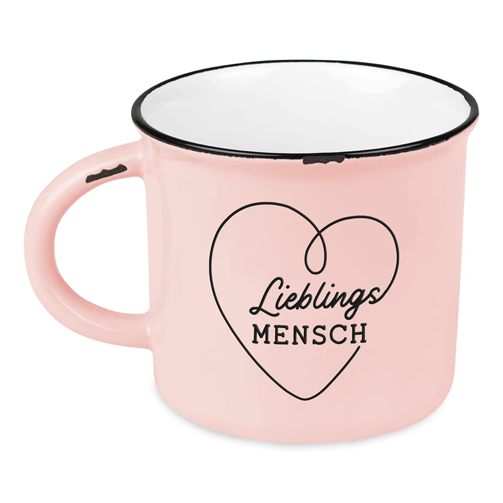 grafik-werkstatt-kaffeetasse-vintage-keramik-400-ml-lieblingsmensch-rosa image 2