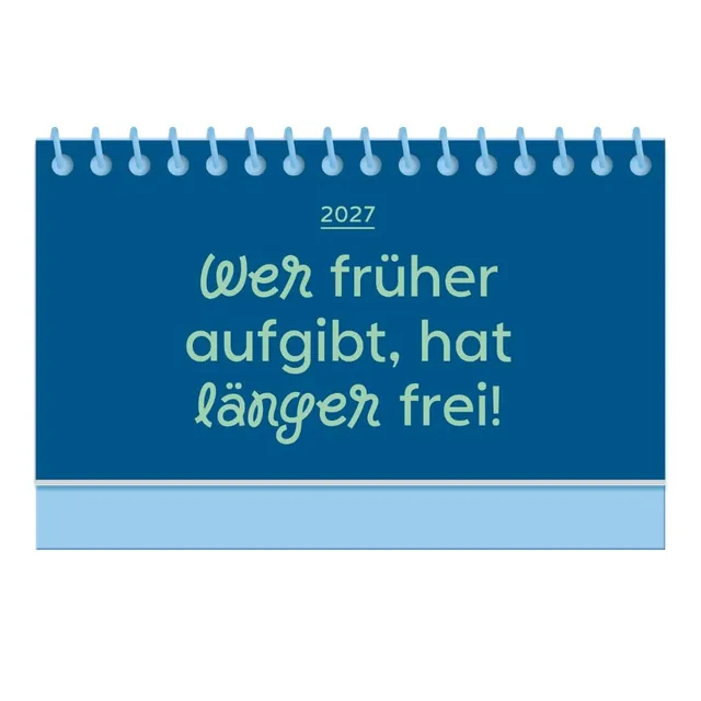 grafik-werkstatt-mini-kalender-colour-up-2027-wer-fr-her-aufgibt-hat-l-nger-frei image 1