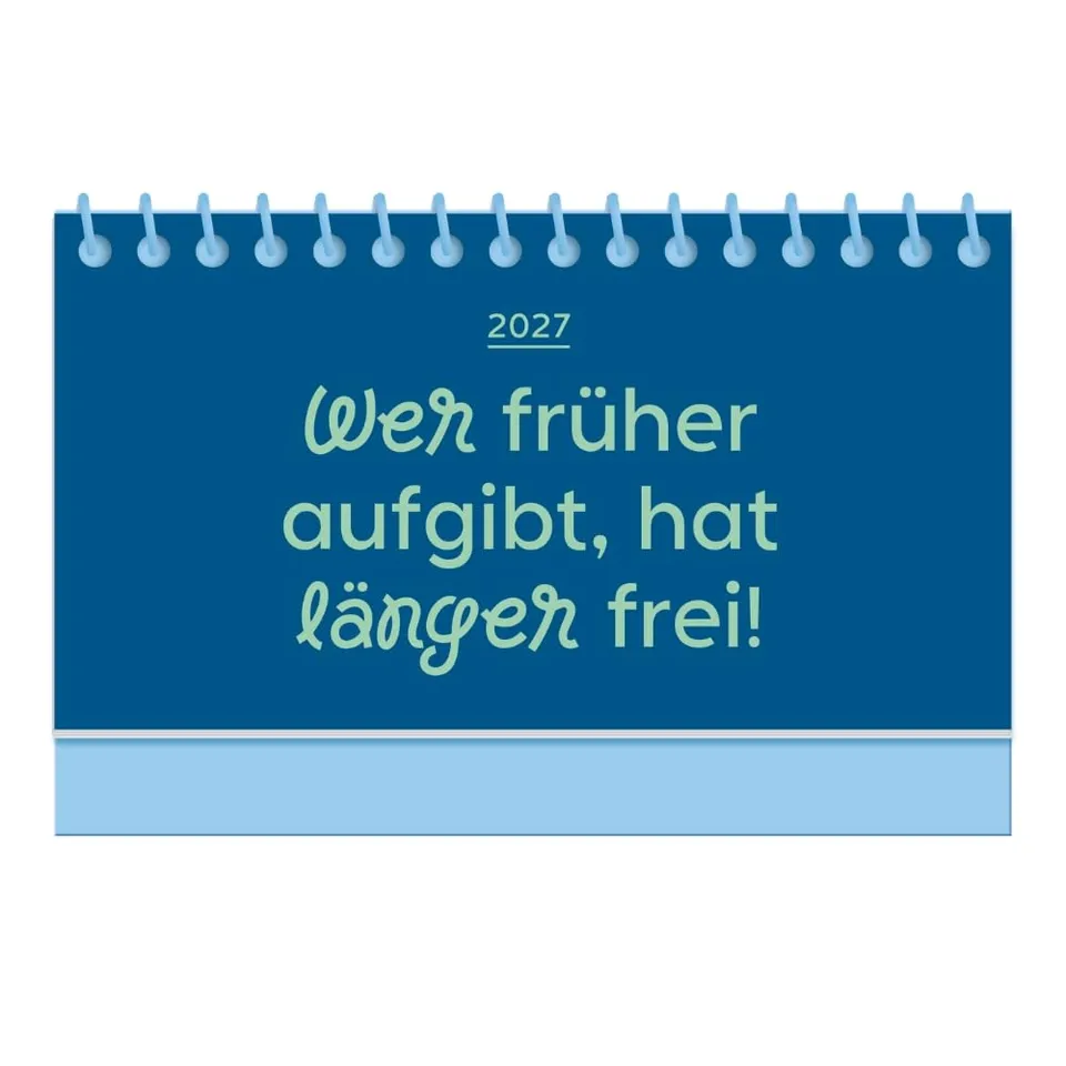grafik-werkstatt-mini-kalender-colour-up-2027-wer-fr-her-aufgibt-hat-l-nger-frei image 1