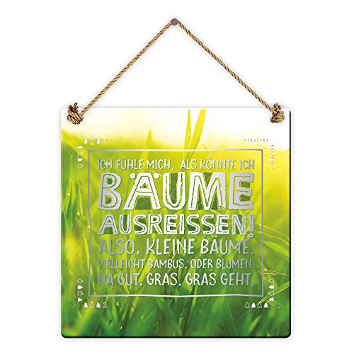 grafik-werkstatt-be-happy-schild-es-ist-dein-leben-18-x-18-cm image 8