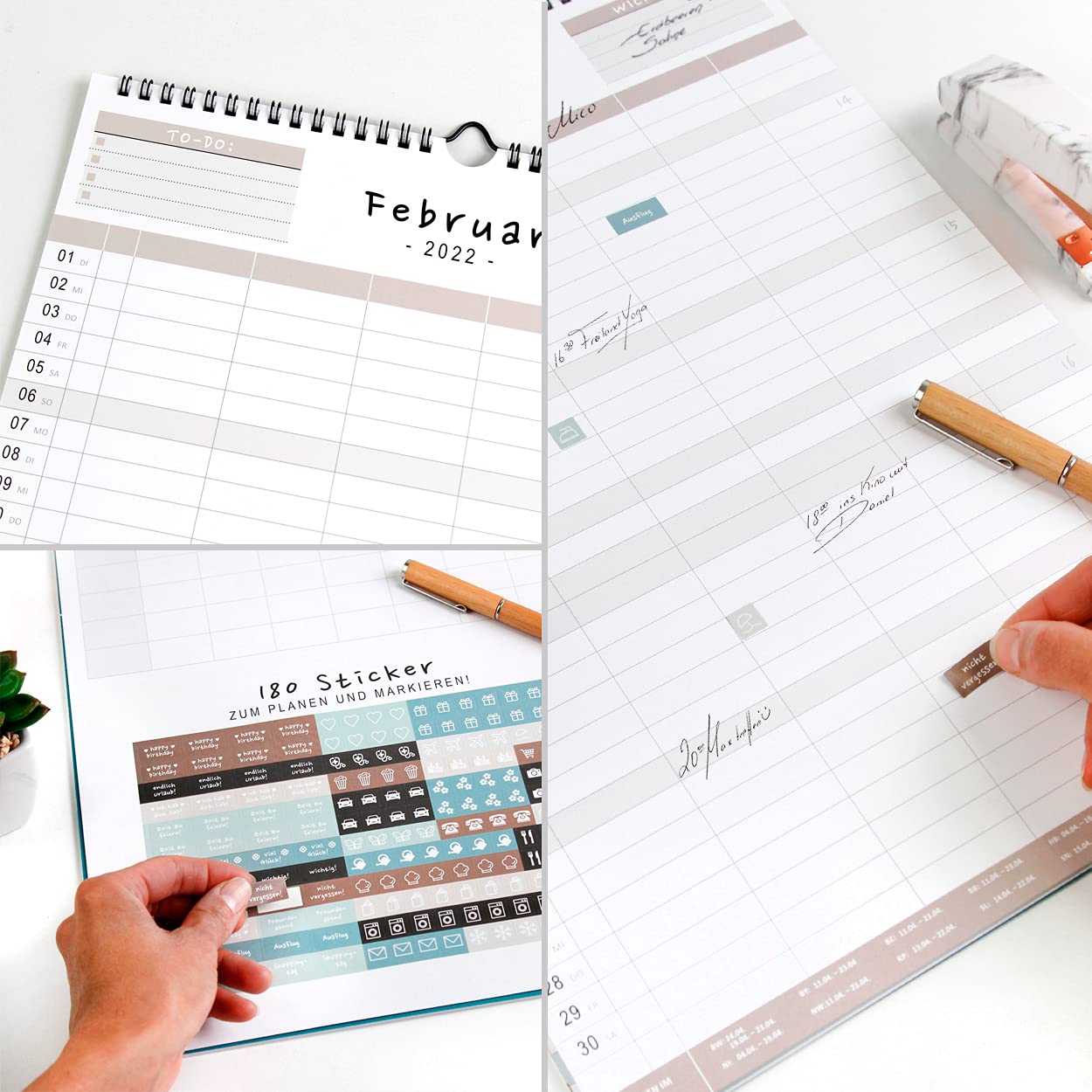 gr-tz-verlag-familienplaner-2022-5-spalten-wandkalender-din-a3-motiv-h-nde-blaug image 2