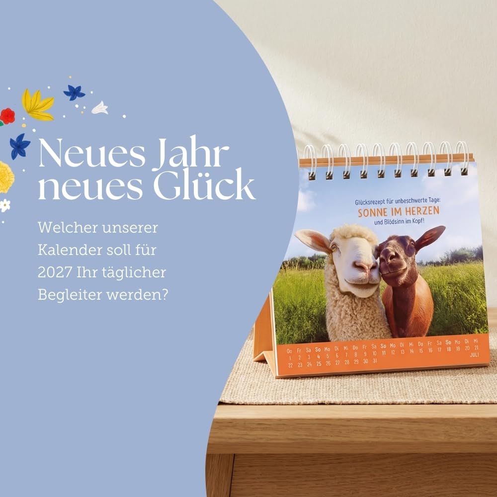 grafik-werkstatt-classic-line-tischkalender-2027-extraportion-gl-ck-aufsteller image 3