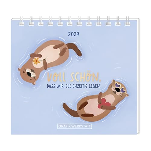grafik-werkstatt-mini-kalender-2027-voll-sch-n-mini-kalender-mit-spruch-motiv-cl image 2