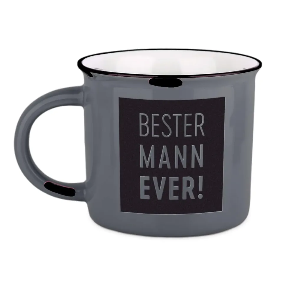 grafik-werkstatt-vintage-becher-keramik-bester-mann-ever-400-ml image 1
