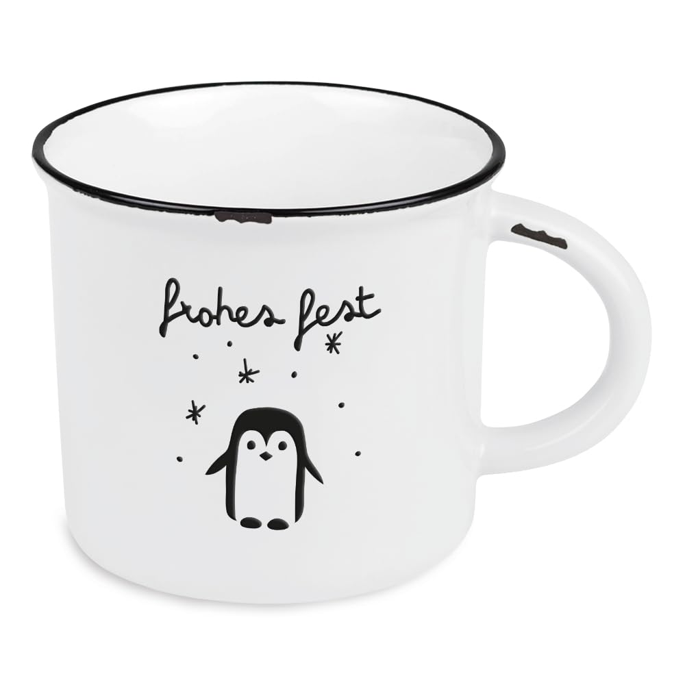 grafik-werkstatt-kaffeetasse-vintage-keramik-becher-400-ml-weihnachten-frohes-fe image 1