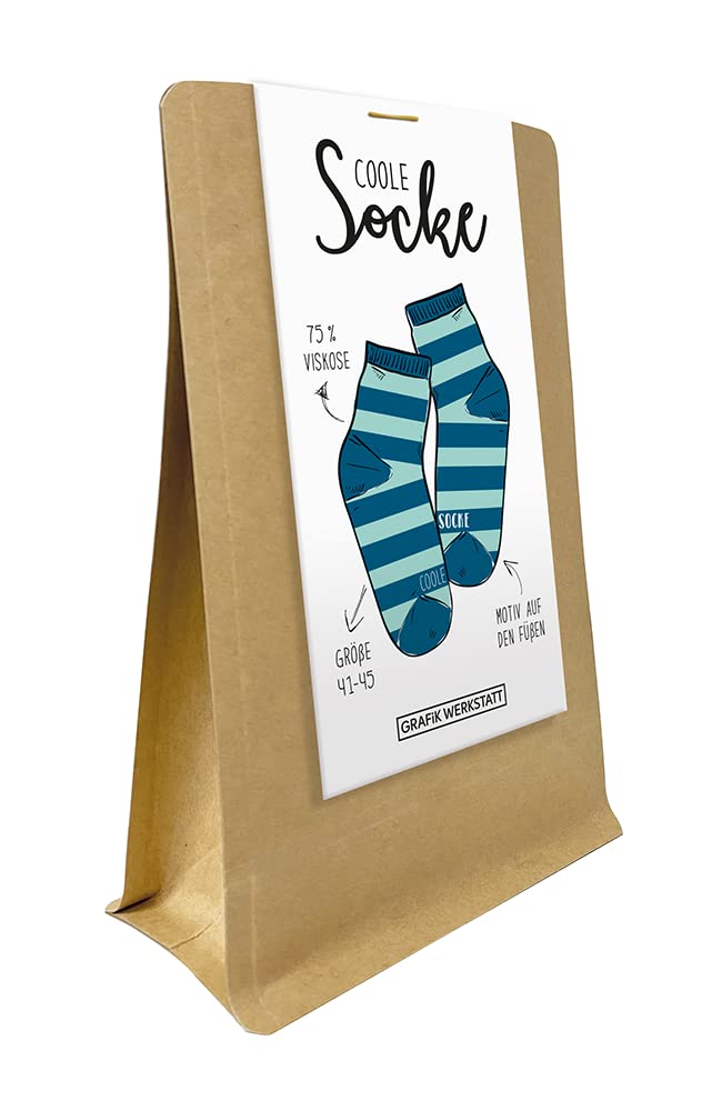 grafik-werkstatt-freizeitsocken-2er-pack-gute-laune-socken image 3