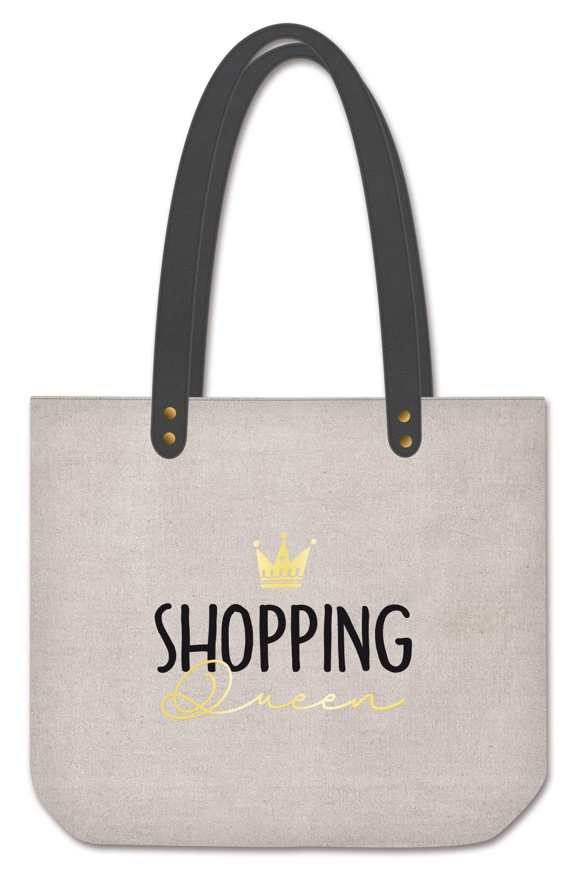 grafik-werkstatt-shopper-oohlala-damen-tasche-leinenoptik-schwarz-wei-25-liter image 8