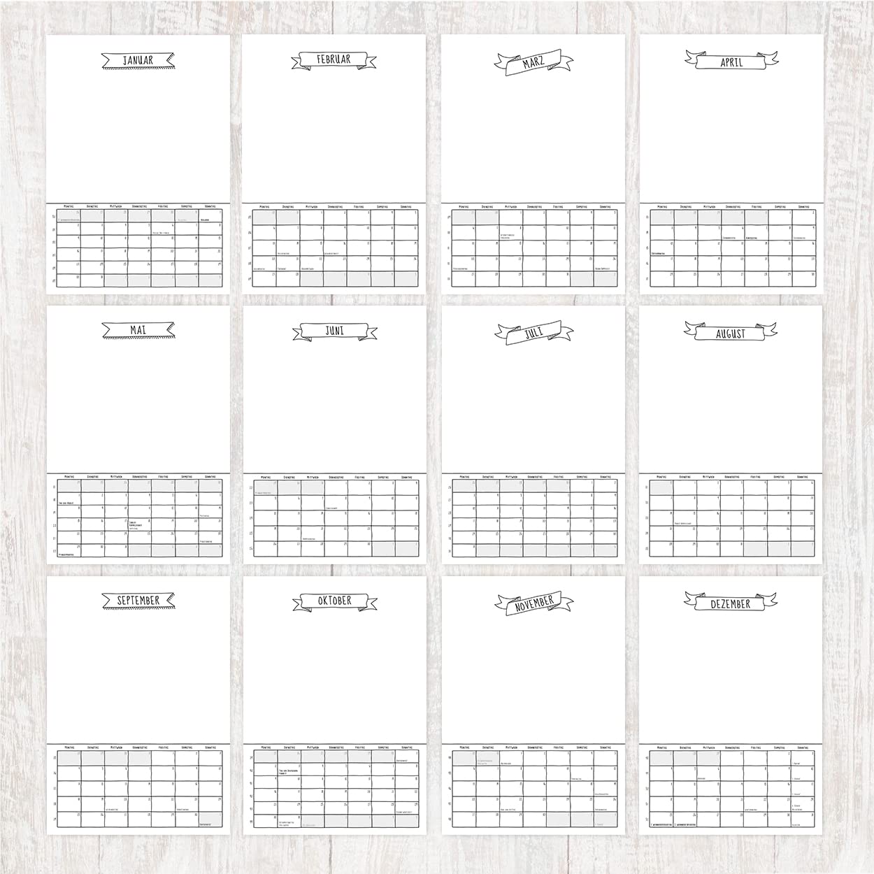 gr-tz-verlag-bastelkalender-din-a4-2023-zum-selbstgestalten-wandkalender image 7