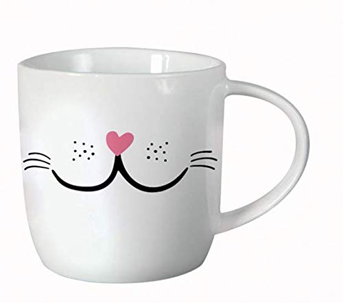 grafik-werkstatt-kaffee-tasse-katze-61486-porzellan-300-ml-wei image 1