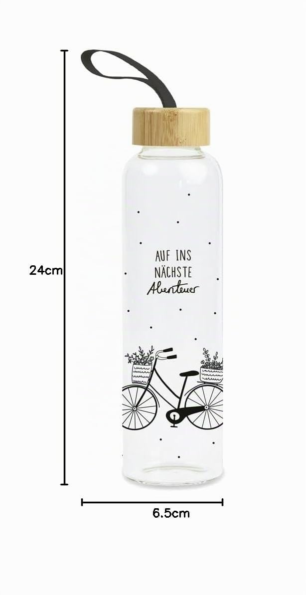 grafik-werkstatt-trinkflasche-glas-550-ml-auf-ins-n-chste-abenteuer-bunt-mit-gri image 6