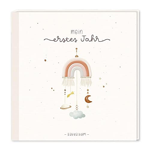grafik-werkstatt-baby-album-mein-erstes-jahr-boho-mit-stickerei image 7