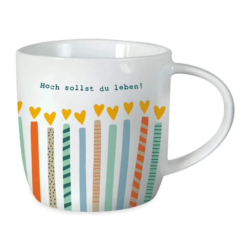 grafik-werkstatt-kaffeetasse-hoch-sollst-du-leben-porzellan-300-ml-12-x-9-5-cm image 1
