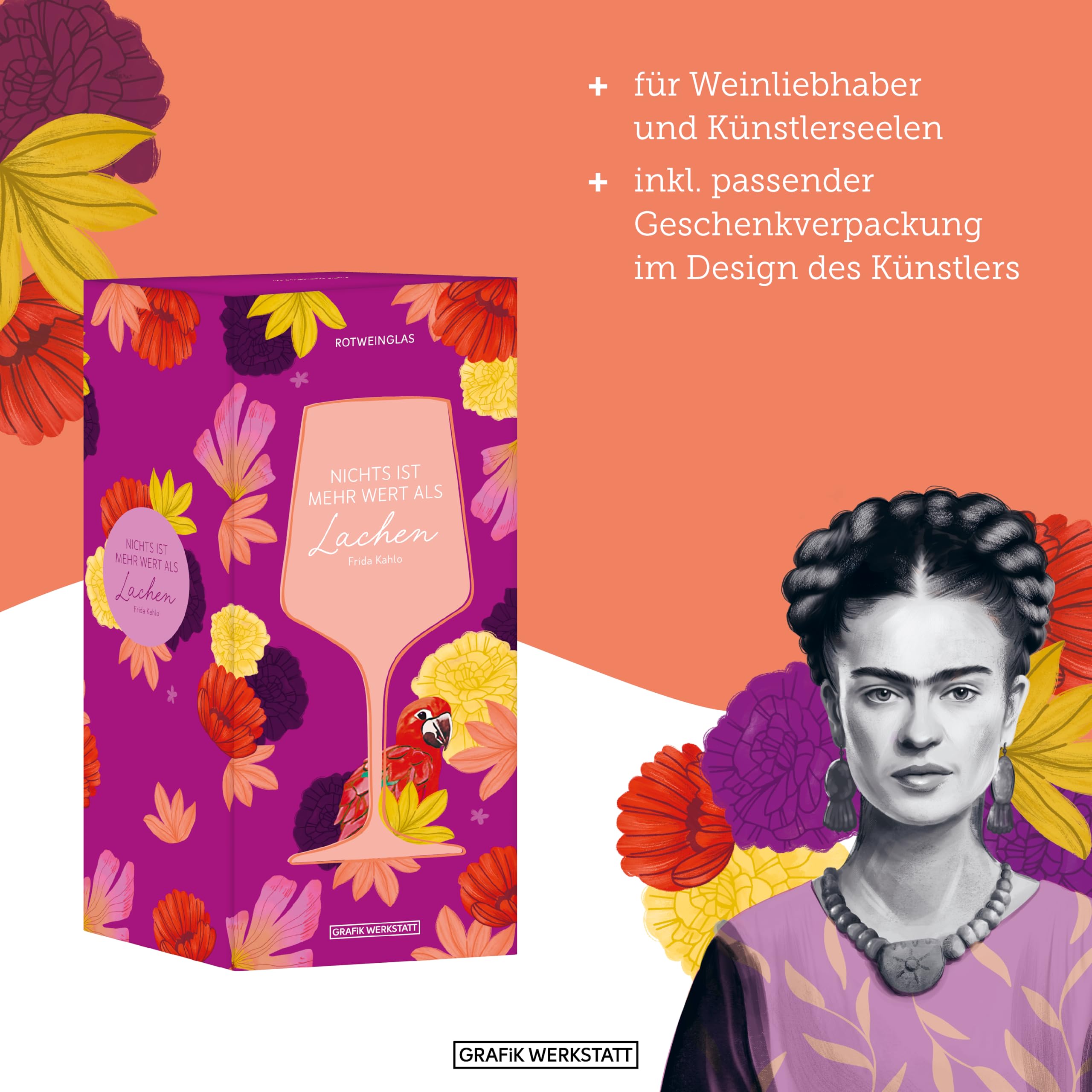 grafik-werkstatt-genuss-design-rotweinglas-frida-kahlo image 4