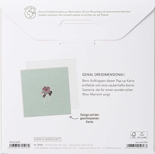 grafik-werkstatt-pretty-pop-up-karte-mama-du-bist-die-beste-14x14-cm image 7