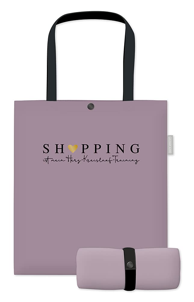 grafik-werkstatt-damen-baumwoll-beutel-shopping-tasche-mit-spruch-und-verschluss image 3