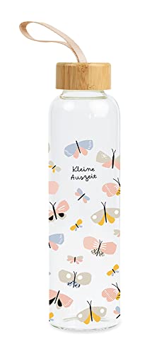 grafik-werkstatt-trinkflasche-glas-550-ml-kleine-auszeit-mit-griffschlaufe image 6