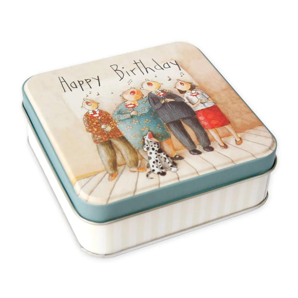 gr-tz-verlag-blechdose-happy-birthday-geschenkbox-retro-quadratisch image 1