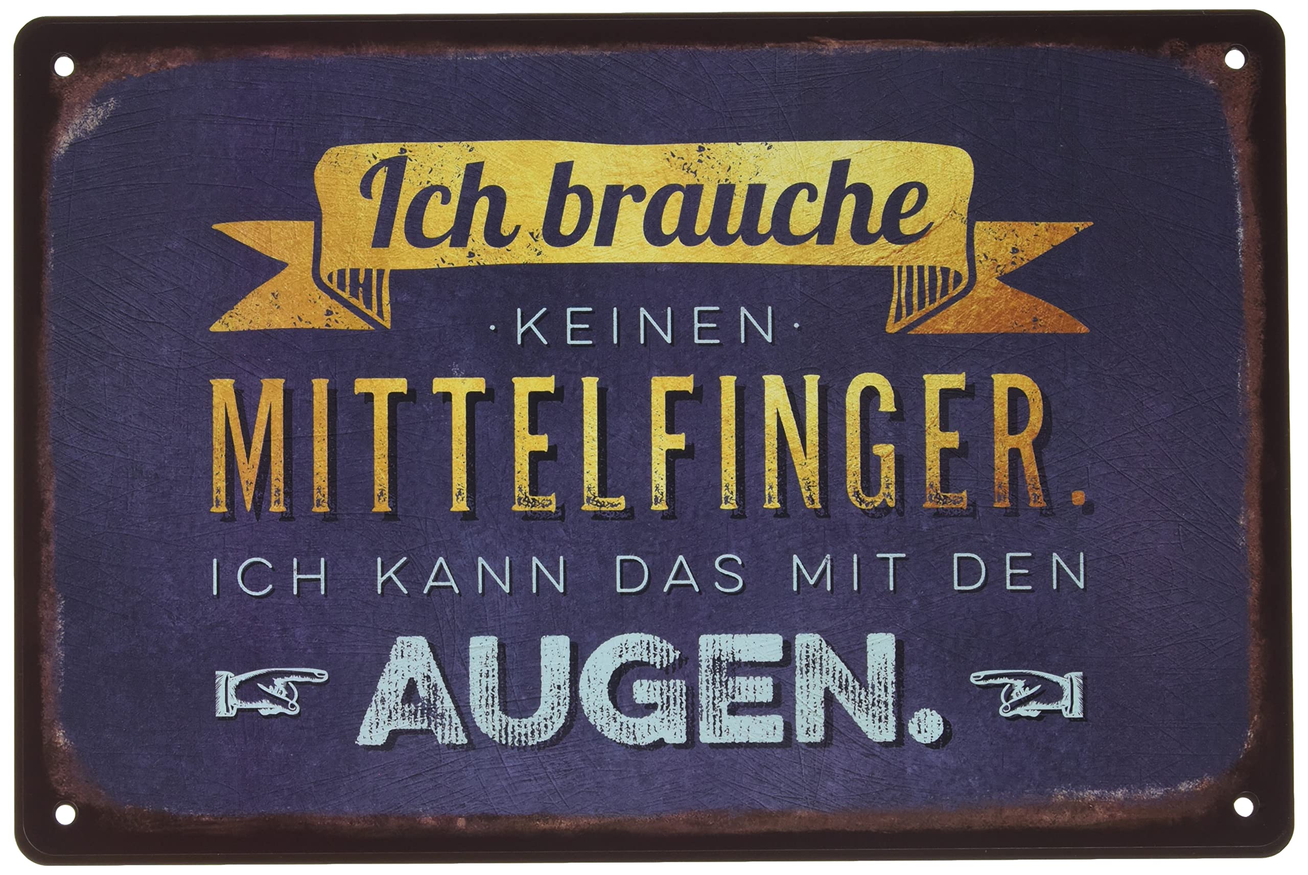 grafik-werkstatt-retro-blechschild-sch-nes-leben-deko-schild-30-x-20-cm image 8