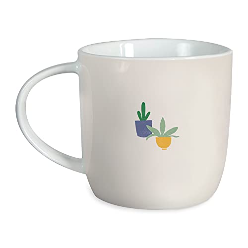 grafik-werkstatt-porzellan-kaffeetasse-300-ml-das-leben-ist-sch-n-braun image 4