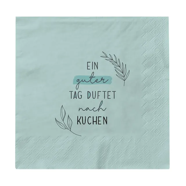 grafik-werkstatt-servietten-mit-spruch-gro-ein-guter-tag-20-st-ck-16-5-x-16-5-cm image 1