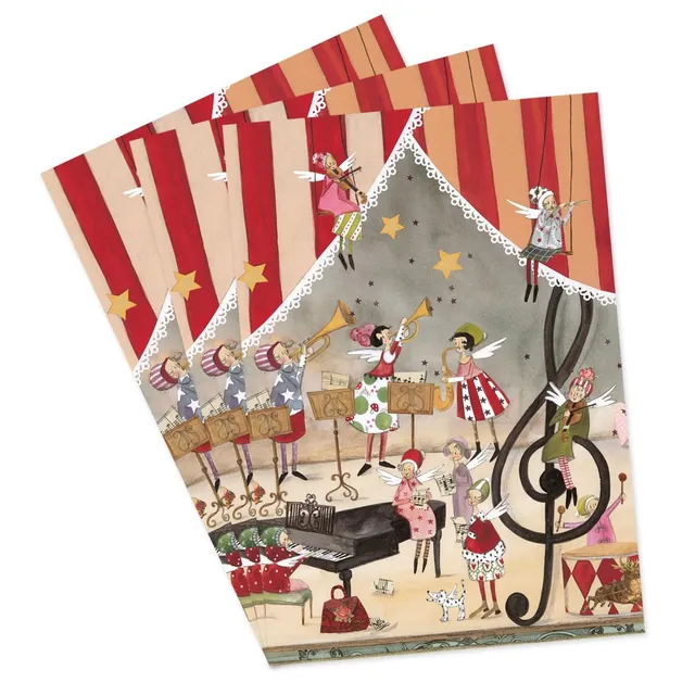 gr-tz-verlag-weihnachtskarten-3er-set-weihnachtskonzert-11-5x16-5-cm image 1