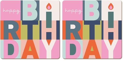 grafik-werkstatt-untersetzer-kork-happy-birthday-bunt-9-5-x-9-5-cm image 4