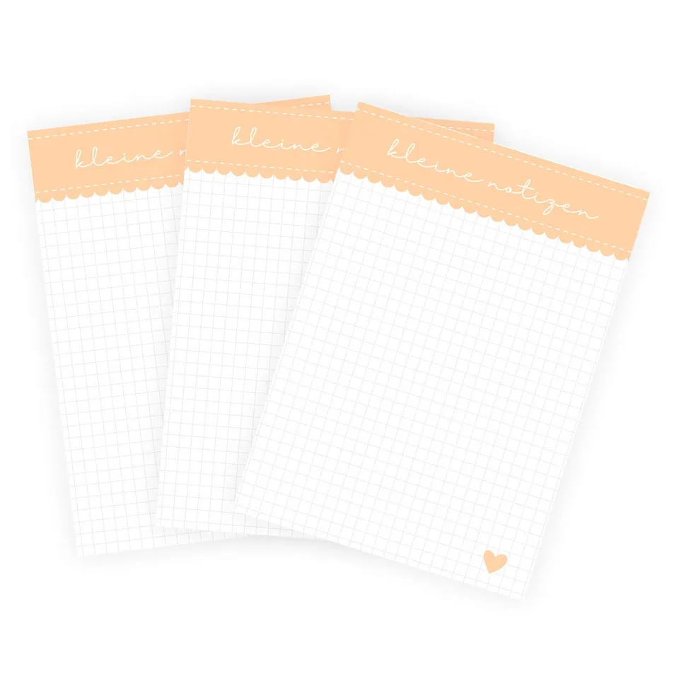 gr-tz-verlag-3er-set-notizblock-a6-kariert-kleine-notizen-60-blatt image 1