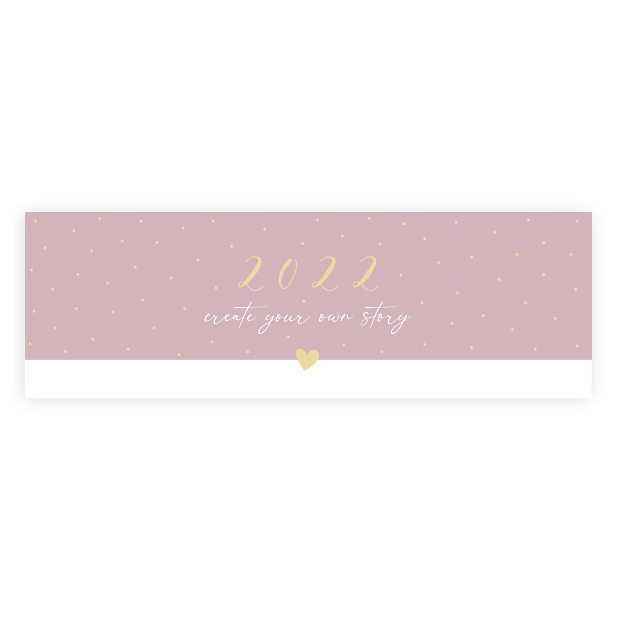 gr-tz-verlag-tischkalender-wochenkalender-quer-32-x-10-5-cm-rosa-mit-goldfolie image 1