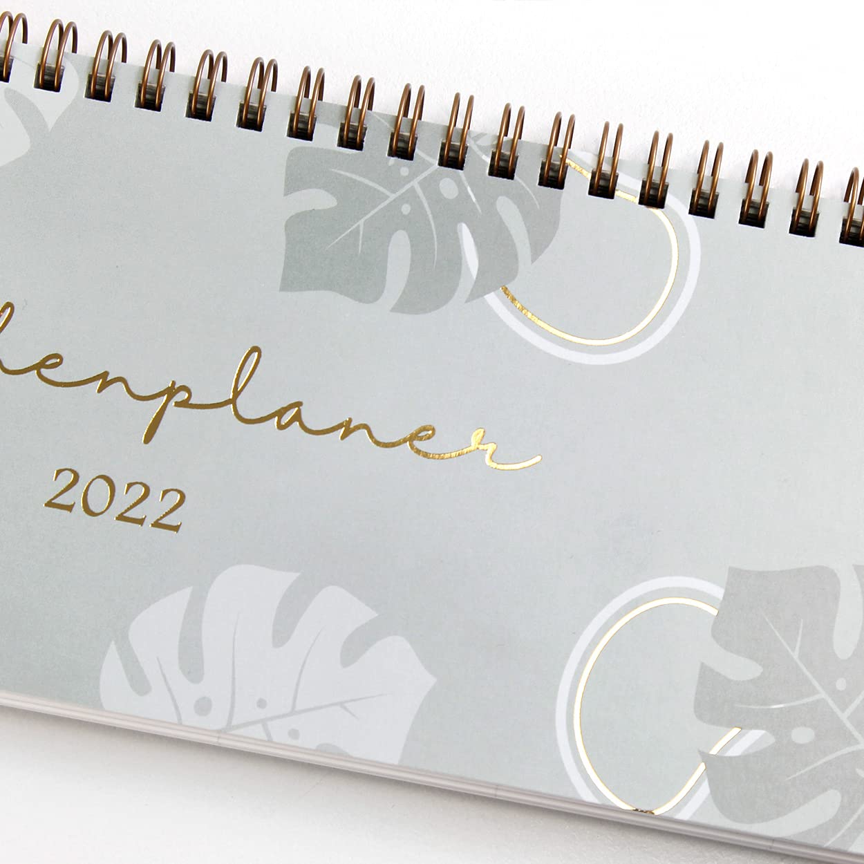 gr-tz-verlag-wochenplaner-tischkalender-quer-32-x-10-5-cm-bl-tter-design-mit-gol image 7