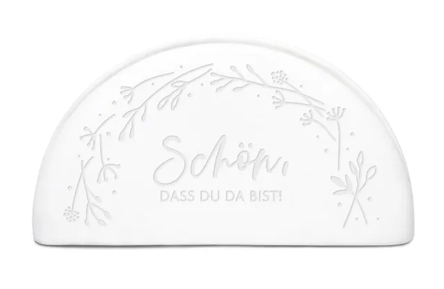 grafik-werkstatt-serviettenhalter-sch-n-dass-du-da-bist-keramik-wei image 1