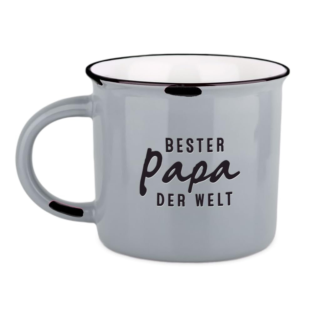 grafik-werkstatt-becher-vintage-bester-papa-der-welt-keramik-400-ml image 2