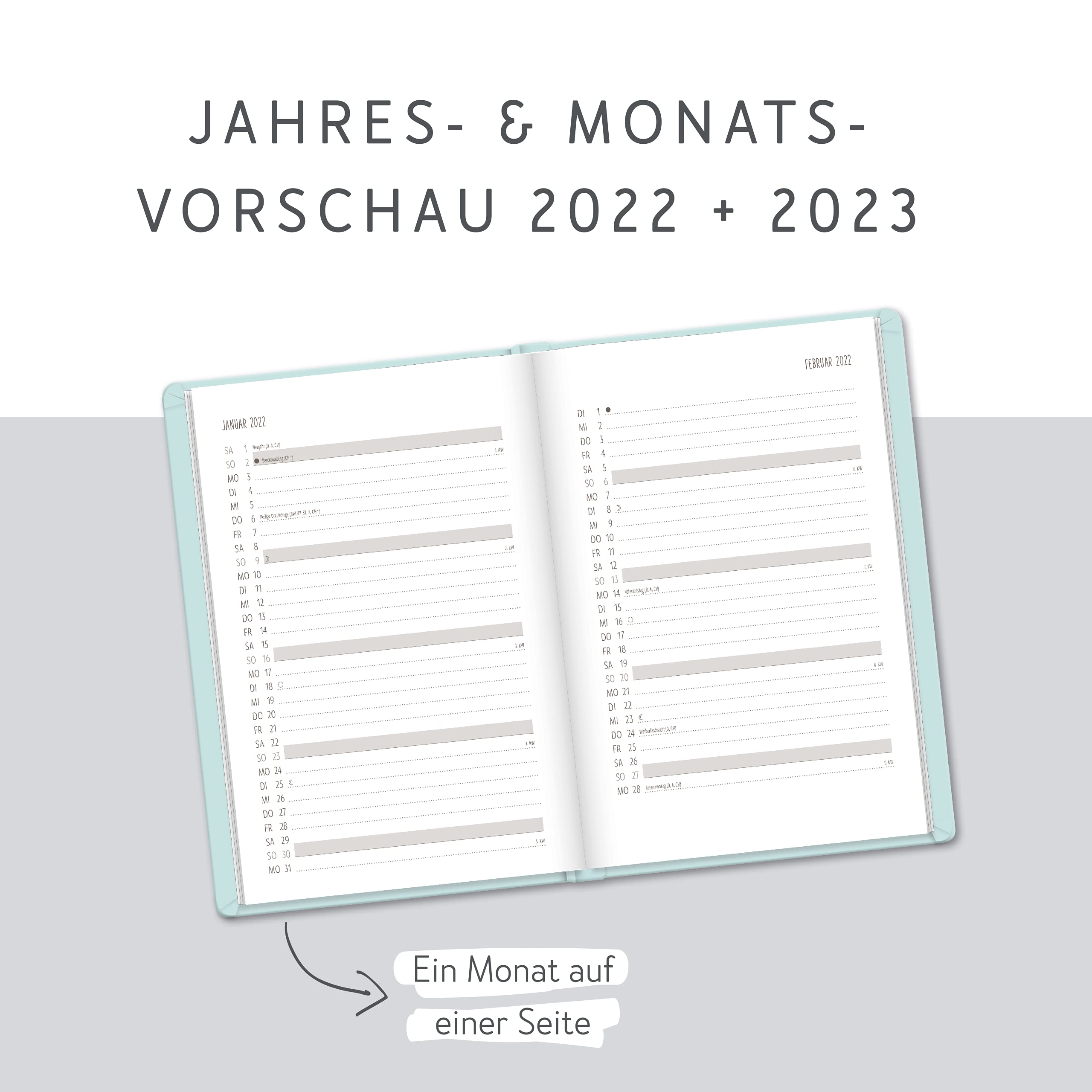grafik-werkstatt-terminplaner-lederlook-a6-mint-2021 image 8