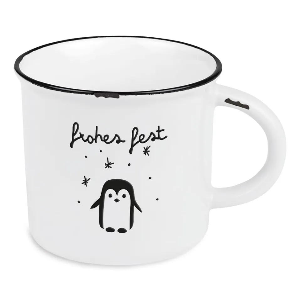 grafik-werkstatt-kaffeetasse-vintage-keramik-becher-400-ml-weihnachten-frohes-fe image 1
