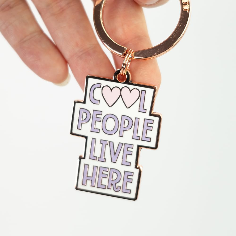 grafik-werkstatt-schl-sselanh-nger-cool-people-live-here-gl-cksbringer-anh-nger image 3