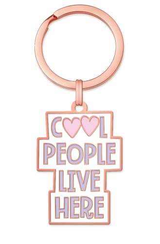 grafik-werkstatt-schl-sselanh-nger-cool-people-live-here-gl-cksbringer-anh-nger image 4