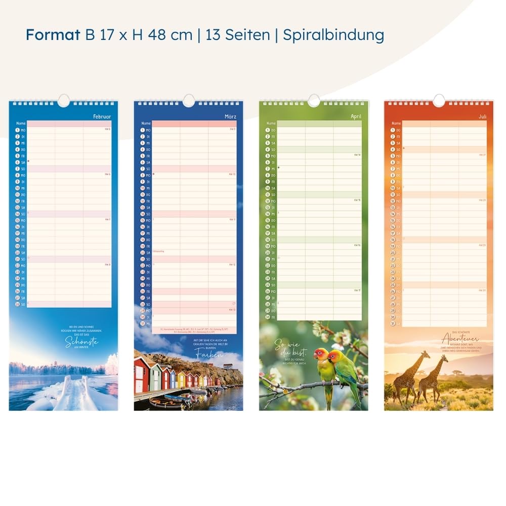 grafik-werkstatt-classic-line-paarplaner-2027-wandkalender-17x48-cm-f-r-2-3-pers image 4