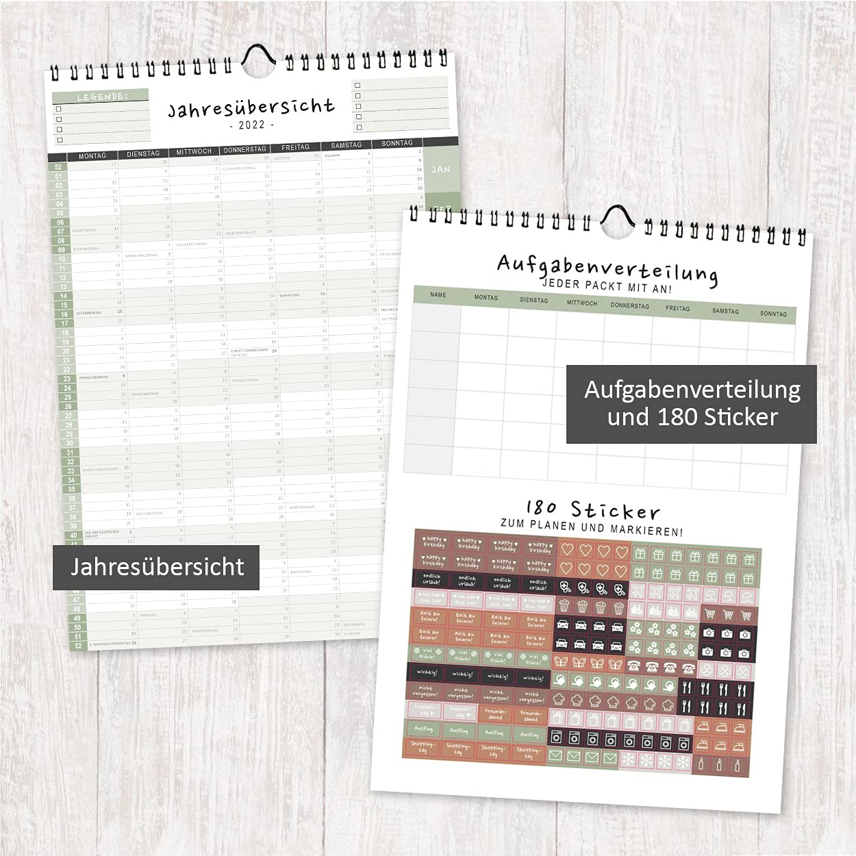 gr-tz-verlag-familienplaner-wandkalender-a4-5-spalten-mit-stickern image 4
