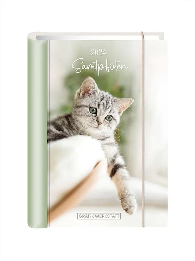 grafik-werkstatt-terminplaner-2024-samtpfoten-hardcover image 1