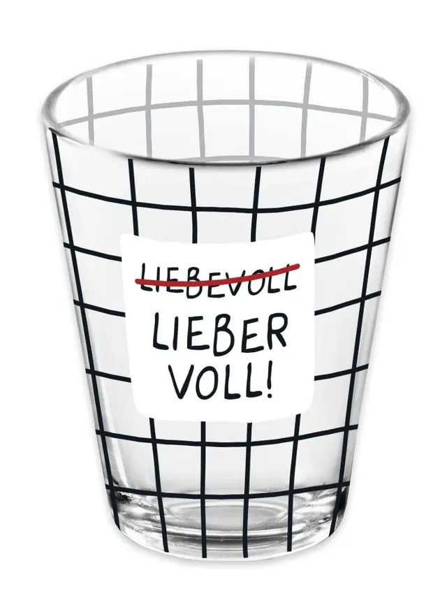 grafik-werkstatt-schnapsglas-60-ml-liebevoll-lieber-voll image 1