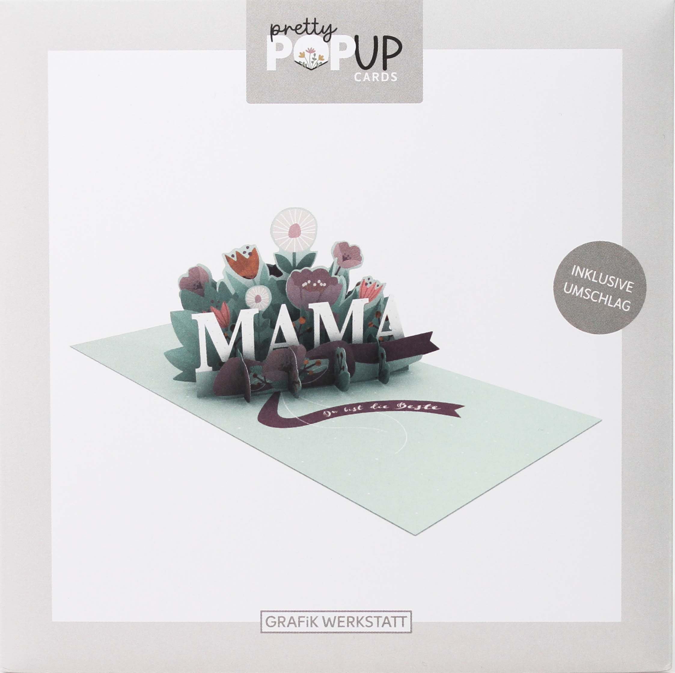 grafik-werkstatt-pretty-pop-up-karte-mama-du-bist-die-beste-14x14-cm image 2