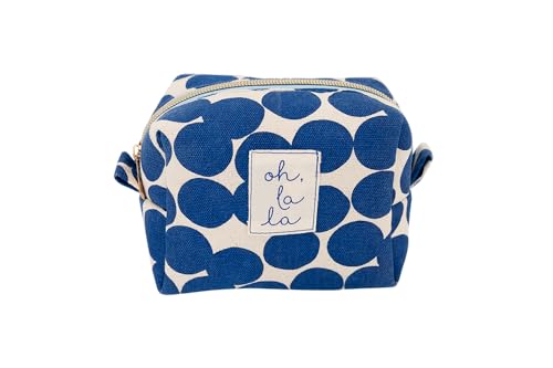 grafik-werkstatt-kosmetiktasche-make-up-schminktasche-blau-oh-la-la image 2