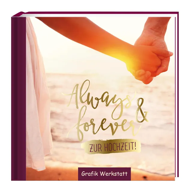 grafik-werkstatt-minibuch-always-forever-geschenkbuch-liebe image 1