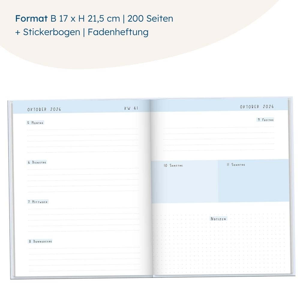 grafik-werkstatt-sch-lerkalender-2026-2027-good-vibes-only-softcover image 4