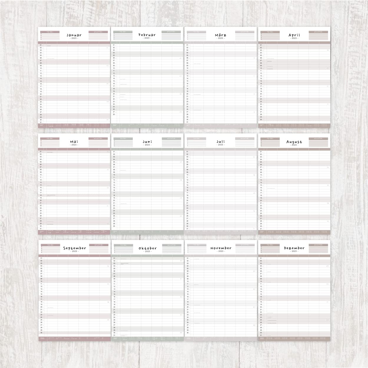 gr-tz-verlag-familienplaner-2024-5-spalten-din-a3-wandkalender-mit-stickern image 5