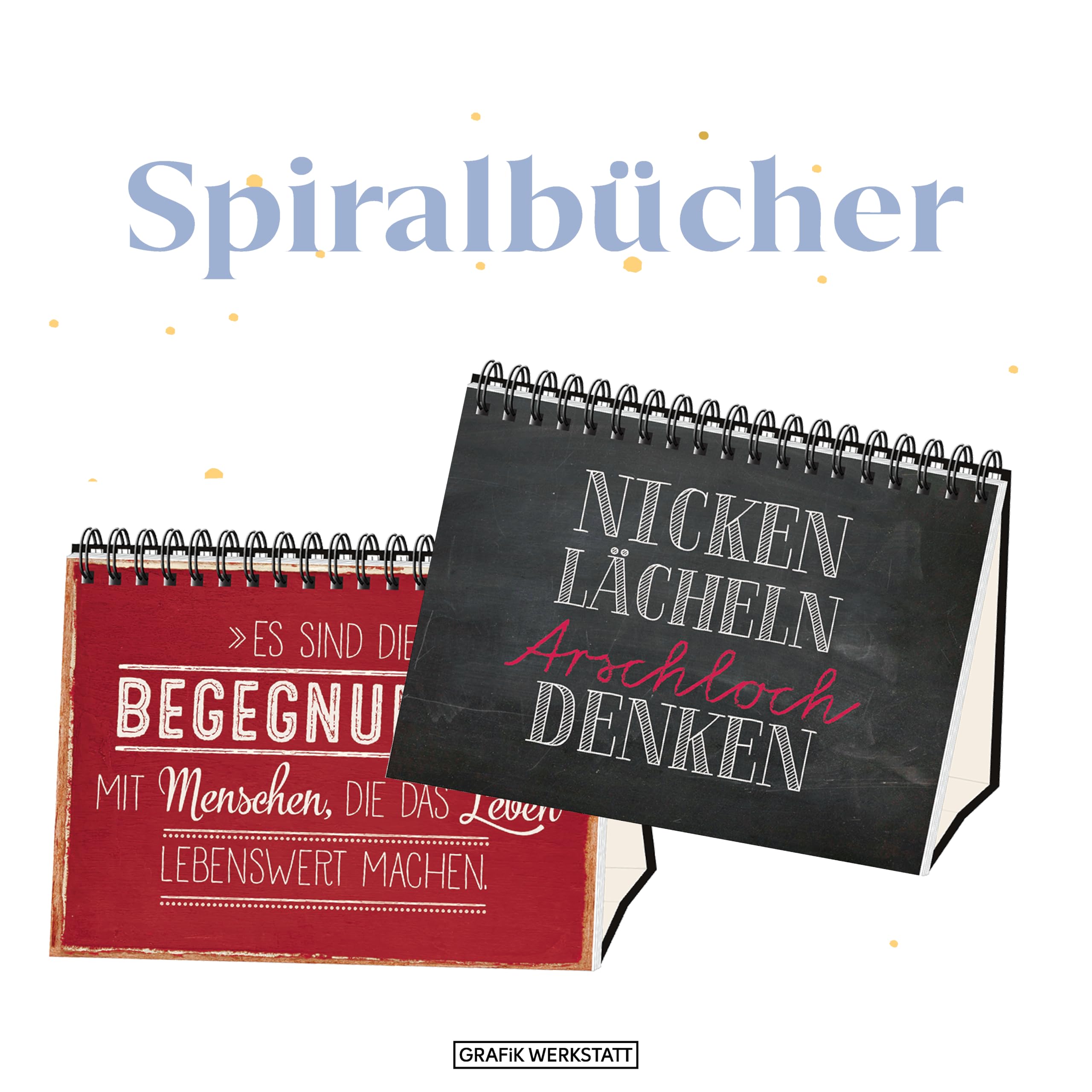grafik-werkstatt-nett-kann-ich-auch-bringt-aber-nix-spiralbuch-vintageart image 2