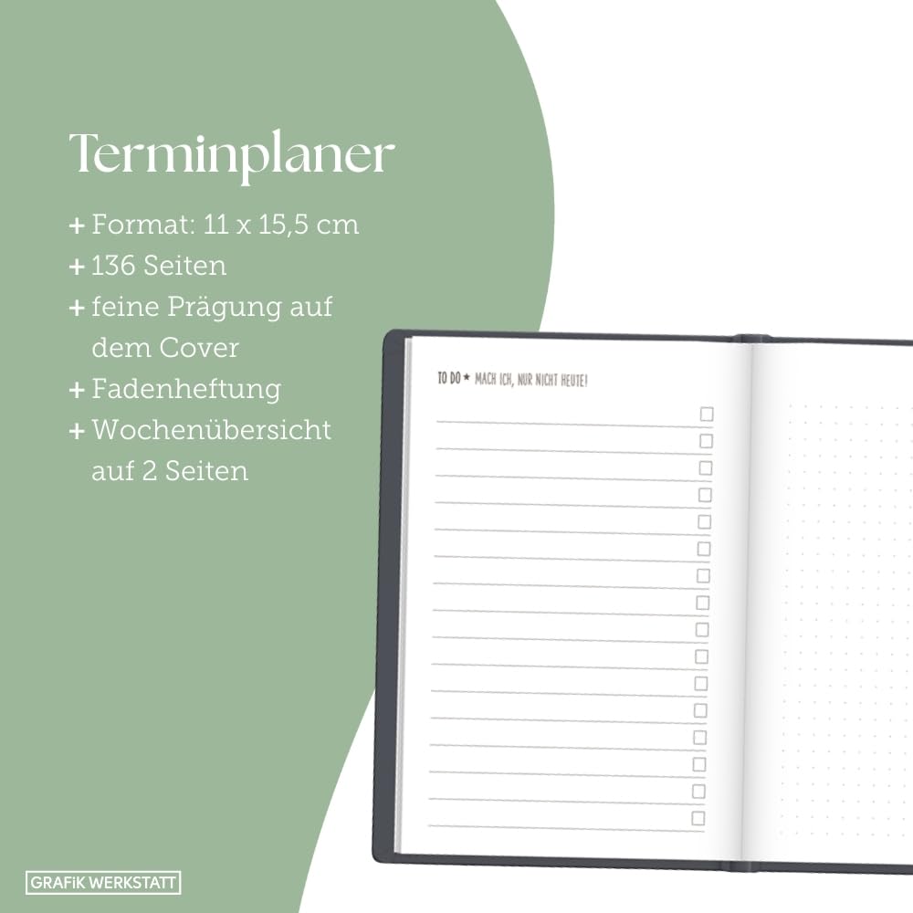 grafik-werkstatt-terminplaner-lederlook-2027-schwarz-a6-wochenkalender-11-x-15-5 image 4