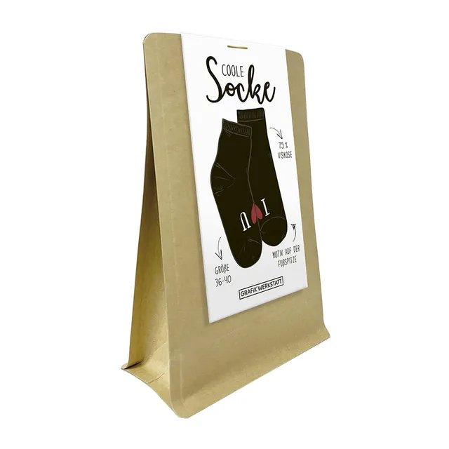 grafik-werkstatt-socken-i-love-u-gr-36-40-freizeitsocken-1-paar image 1