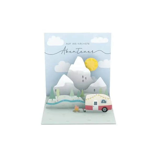 grafik-werkstatt-pretty-pop-up-karte-auf-ins-n-chste-abenteuer-14x14-cm image 1